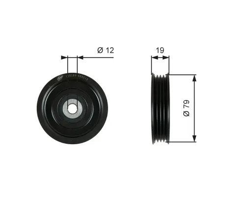 Rola intinzator,curea transmisie T39184 GATES