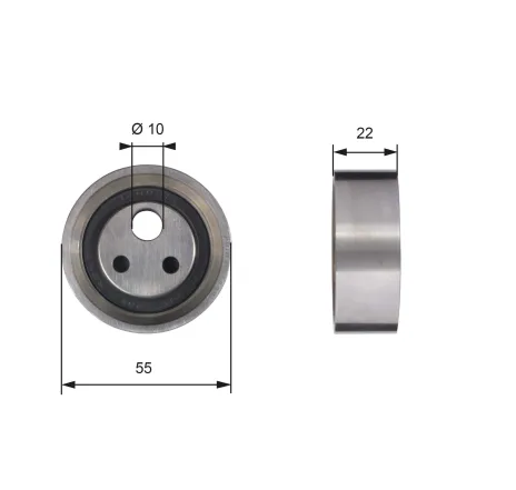 Rola intinzator,curea distributie T41155 GATES
