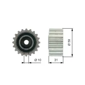 Rola ghidare/conducere, curea distributie T41236 GATES