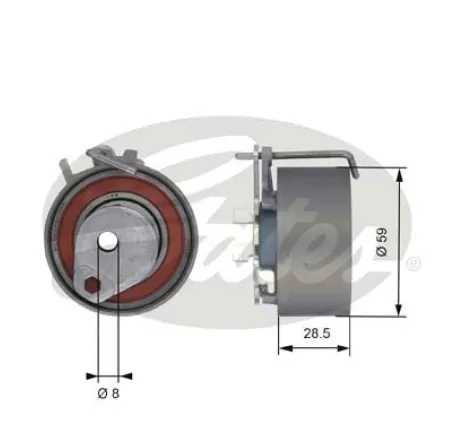 Rola intinzator,curea distributie T43126 GATES
