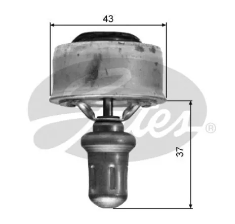 Termostat,lichid racire TH01489 GATES
