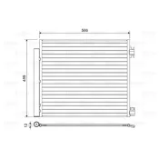 Condensator, climatizare 822559 VALEO