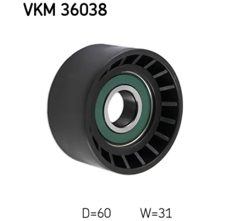 Rola ghidare/conducere, curea transmisie VKM 36038 SKF