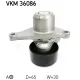 Rola intinzator,curea transmisie VKM 36086 SKF
