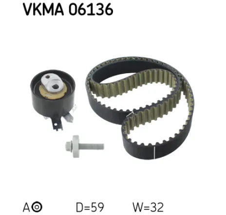 Set curea de distributie VKMA 06136 SKF