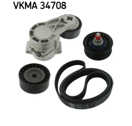 Set curea transmisie cu caneluri VKMA 34708 SKF