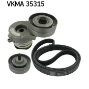 Set curea transmisie cu caneluri VKMA 35315 SKF