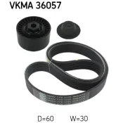 Set curea transmisie cu caneluri VKMA 36057 SKF
