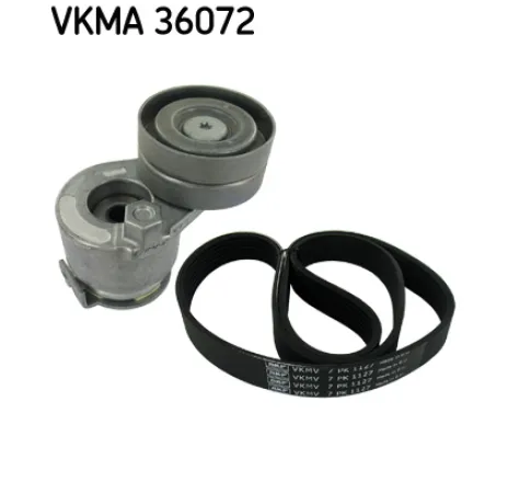 Set curea transmisie cu caneluri VKMA 36072 SKF