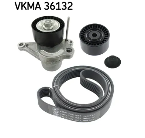 Set curea transmisie cu caneluri VKMA 36132 SKF