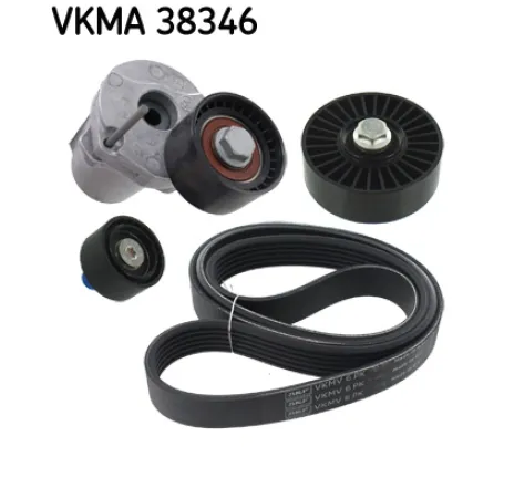Set curea transmisie cu caneluri VKMA 38346 SKF