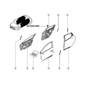 Usa spate dreapta Clio iv Renault 821006799r