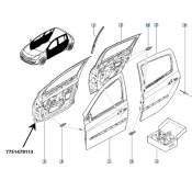 Usa fata dreapta Clio iii Renault 7751479113