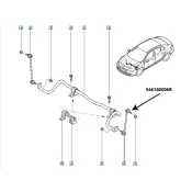 Bieleta antiruliu Renault Fluence 546180006R