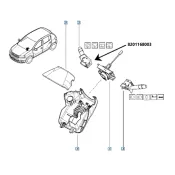Maneta stergator Renault 8201168003