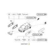 Monograma Clio iii Renault 8200376639