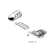 Scut motor plastic Renault 8200368372