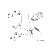 Etrier frana fata stanga log/mcv/pick-up Renault 6001549800