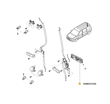 Etrier frana fata stanga log/mcv/pick-up Renault 6001549800