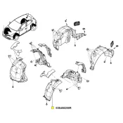 Carenaj fata stanga spre fata Renault 638458298r