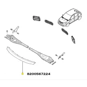 Ornament superior grila calandru Dacia Sandero Renault 8200567224