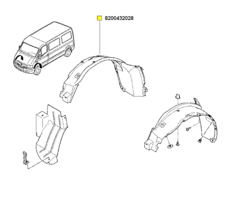 Protector Master Renault 8200432028