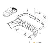 Bara spate Renault Clio II / Symbol / Thalia 7701474472