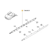 Ornament usa fata dreapta Renault Clio model dupa 06/2001 7700410279