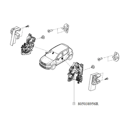 Broasca stanga fata Logan ii/mcv ii/Sandero ii Renault 805038956r