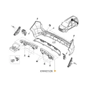 Set absorbanti soc bara spate Renault 850902532r