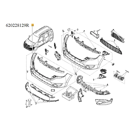 Bara fata Dacia Dokker / Lodgy 620228129R Renault