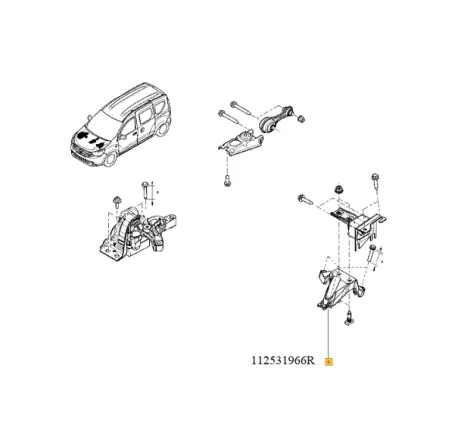Suport cutie viteze Renault 112531966r