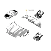 Capota portbagaj Renault Clio II 7751472272