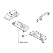 Parasolar Clio ii Renault 8200240036