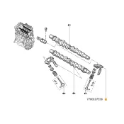 Culbutor ax came Dacia Logan/Dacia Sandero/Duster 1.6 16v Renault 7700107556