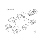 Oglinda stanga electrica incalzita Dacia Logan I / Logan MCV – 963027472R