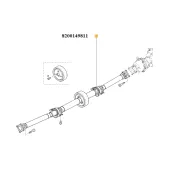 Ax cardanic antrenarea arborelui Renault 8200149811
