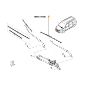 Stergator parbriz Dacia Lodgy Renault 288903993r