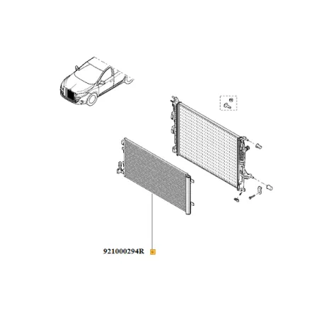 Radiator ac Renault Megane III 921000294r