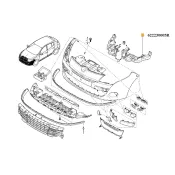 Suport fata stanga sub far Renault Megane III 622230005R