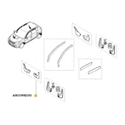 Aparatori noroi fata Dacia Sandero Renault 6001998330