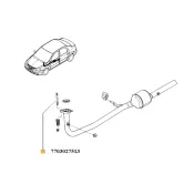 Surub m8 x 125 Logan Renault 7703027513