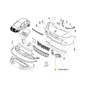 Colectie ornament proiectoare Renault 7701479272