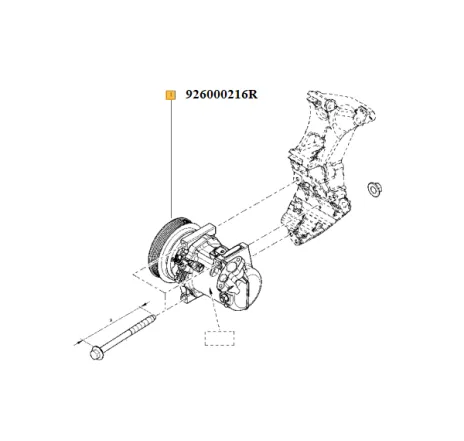 Compresor clima log Renault 926000216r