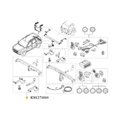 Kit carlig tractare fara traversa Dacia Duster Renault 8201271010