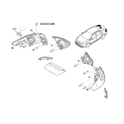 Lampa stop dreapta pe aripa Fluence Renault 265502140r