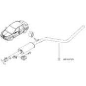 Toba intermediara Dacia Logan 1.4/1.6 (cu site) Renault 6001547675
