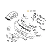 Tampon bara fata Dacia Duster Renault 620905715r