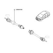 Planetara dreapta Dacia Logan/Sandero ii Renault 8200499306