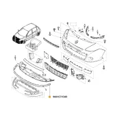 Spoiler bara fata Renault Clio III 960157154R